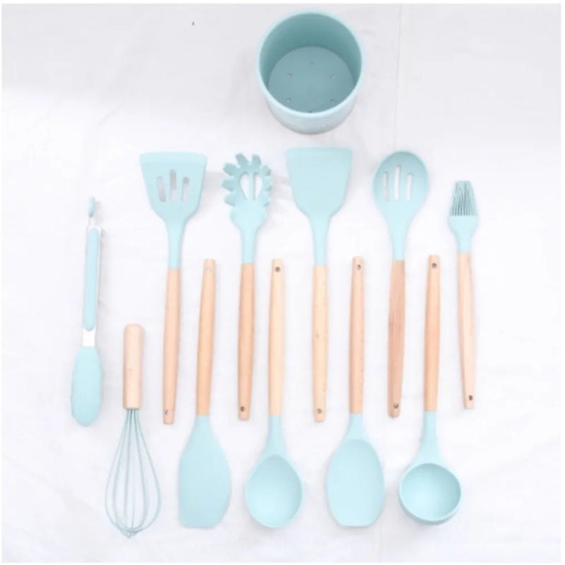 Kit C/12Peças de Silicone para Cozinha